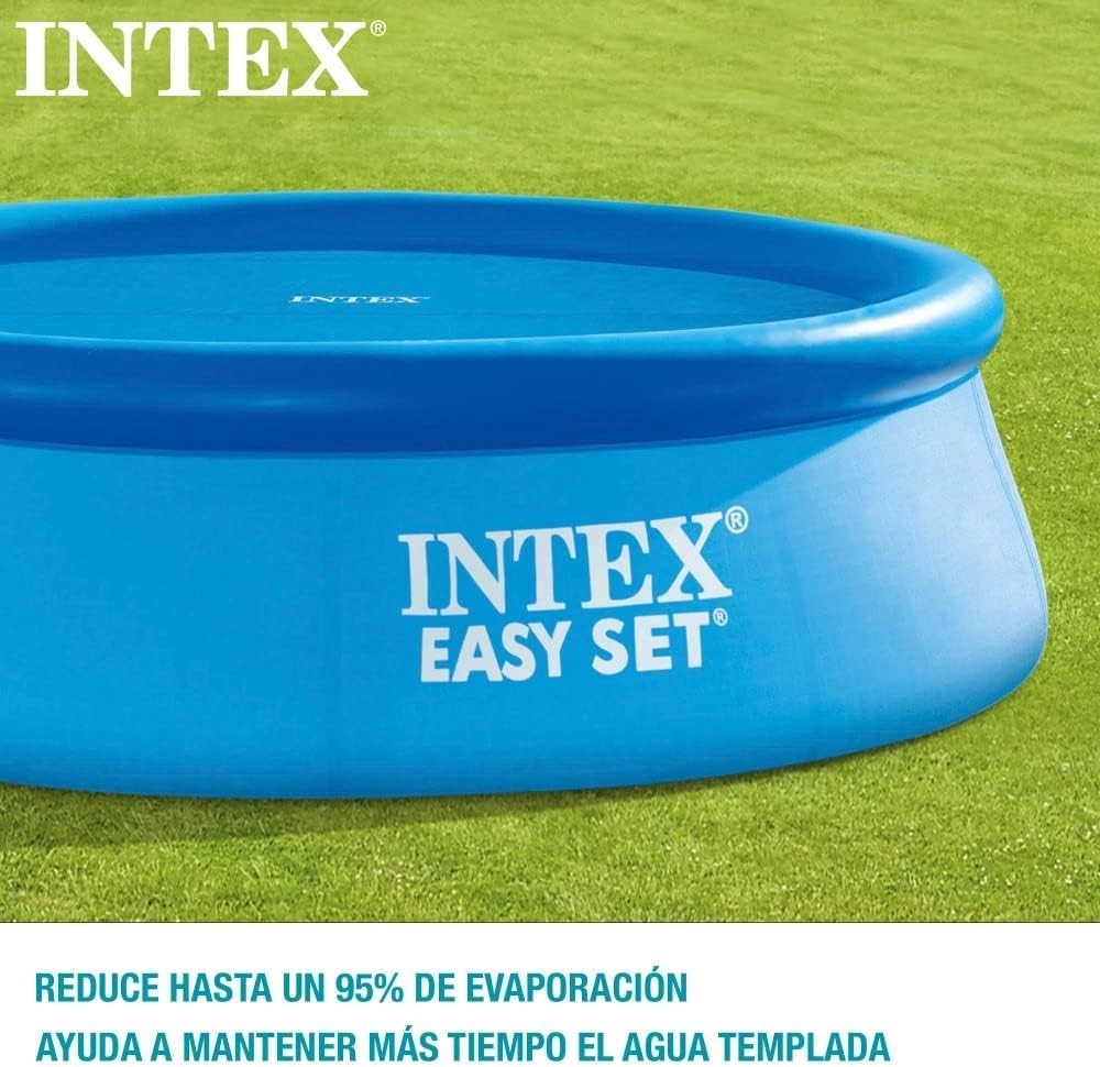 Intex  Above Ground  Pool Solar Round Cover Heating Protective Set for 10' Pools