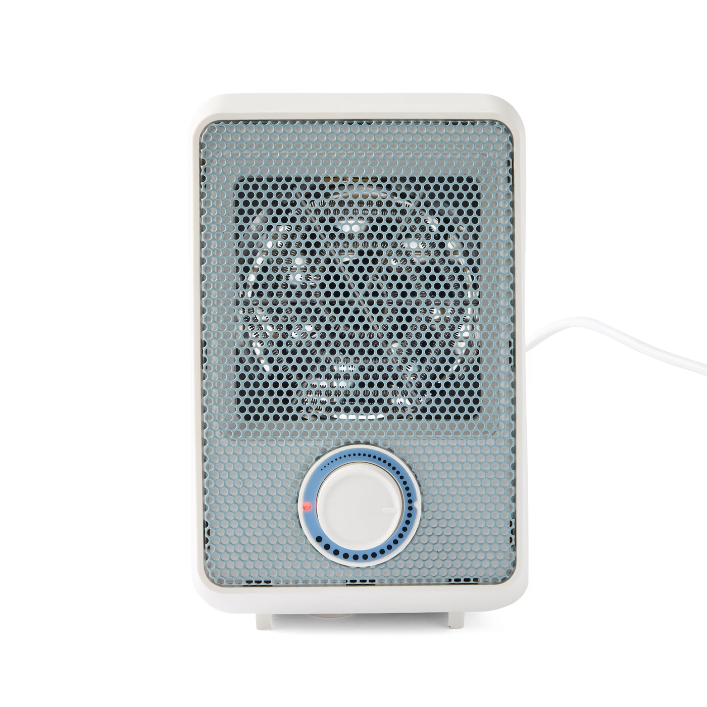 Desktop Mini Electric Heater Portable Small Room Warmer Office Table 600W Blue