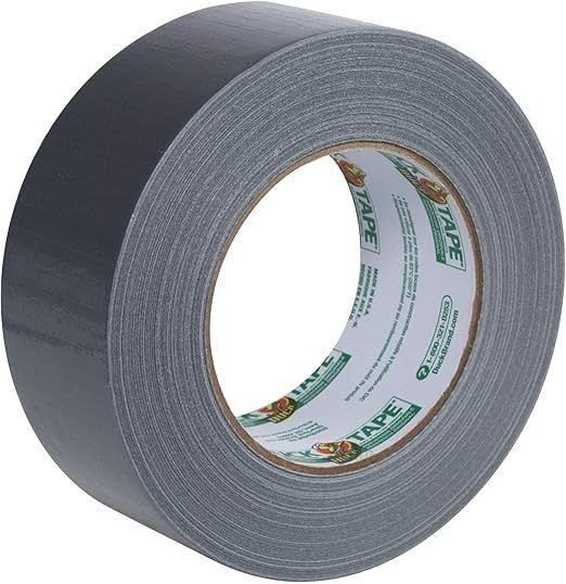 2x The Original Duck Duct Tape Single Roll Adhesive Sealing Silver 48 mm x 50 m
