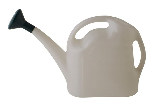 9L Watering Can White Durable Plastic Plant Sprinkler Planting Gardening Tool