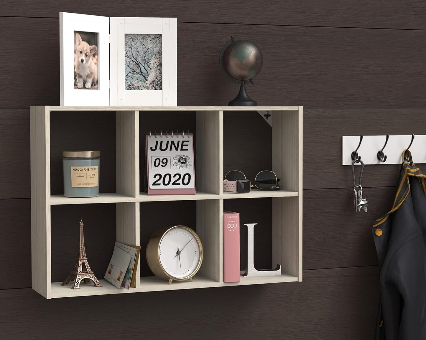 Mini 6 Storage Cube Shelves Display Cabinet Bookshelf Unit Toy Book Organizer