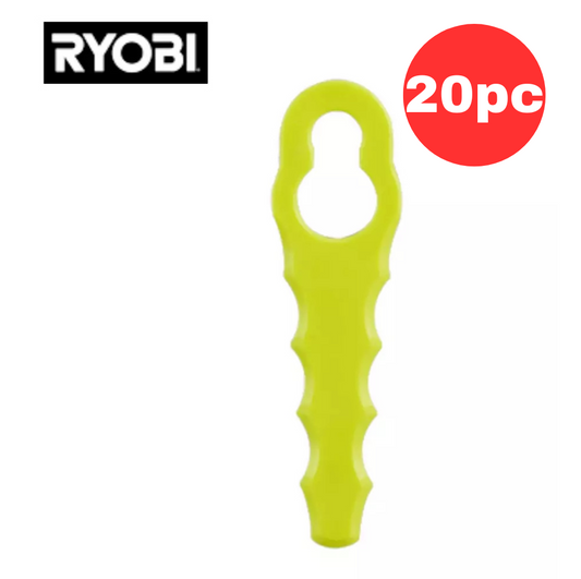 Ryobi Flailing Blades Plastic Replacement Blade for Trimming Grass 20 Packs