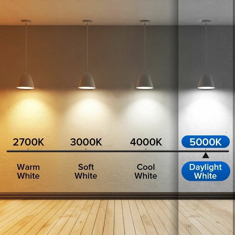 8x Luminus LED Downlight Bulb GU10 6W Recessed Daylight  Dimmable 500LM 5000K