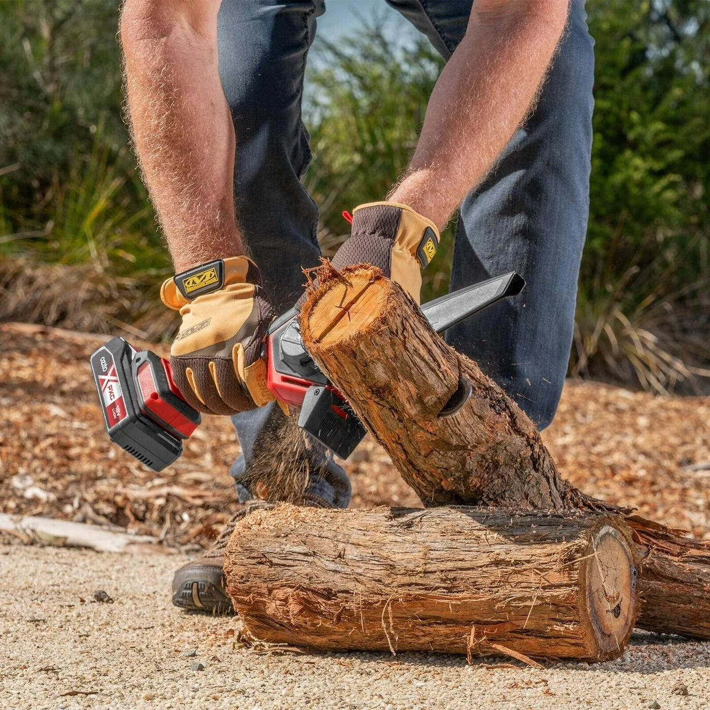Ozito PXC Pruning Chainsaw Brushless  Electric Wood Trimmer Cutter - SKIN ONLY