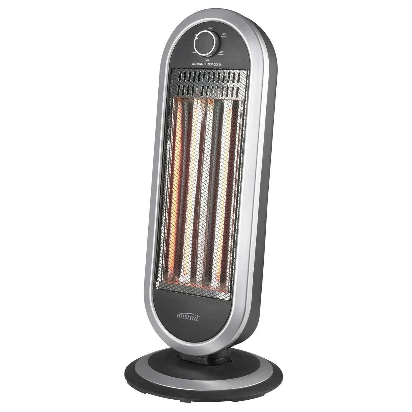 Mistral Radiant Heater Oscillation 2 Heat Setting Portable Freestanding Tower