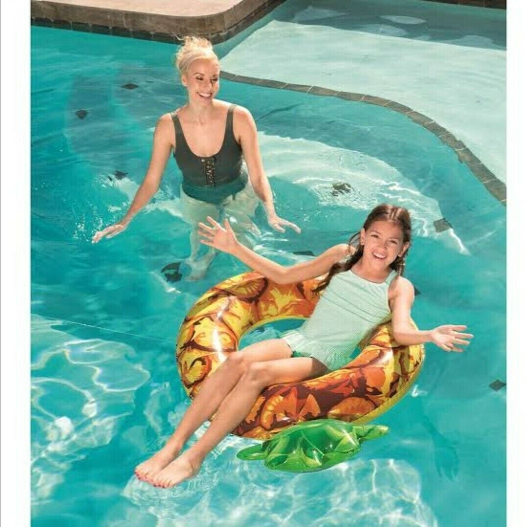 H2OGO Inflatable Summer Fruit Pool Ring Swim Float Rafts Blow Up Kids Adult Toy