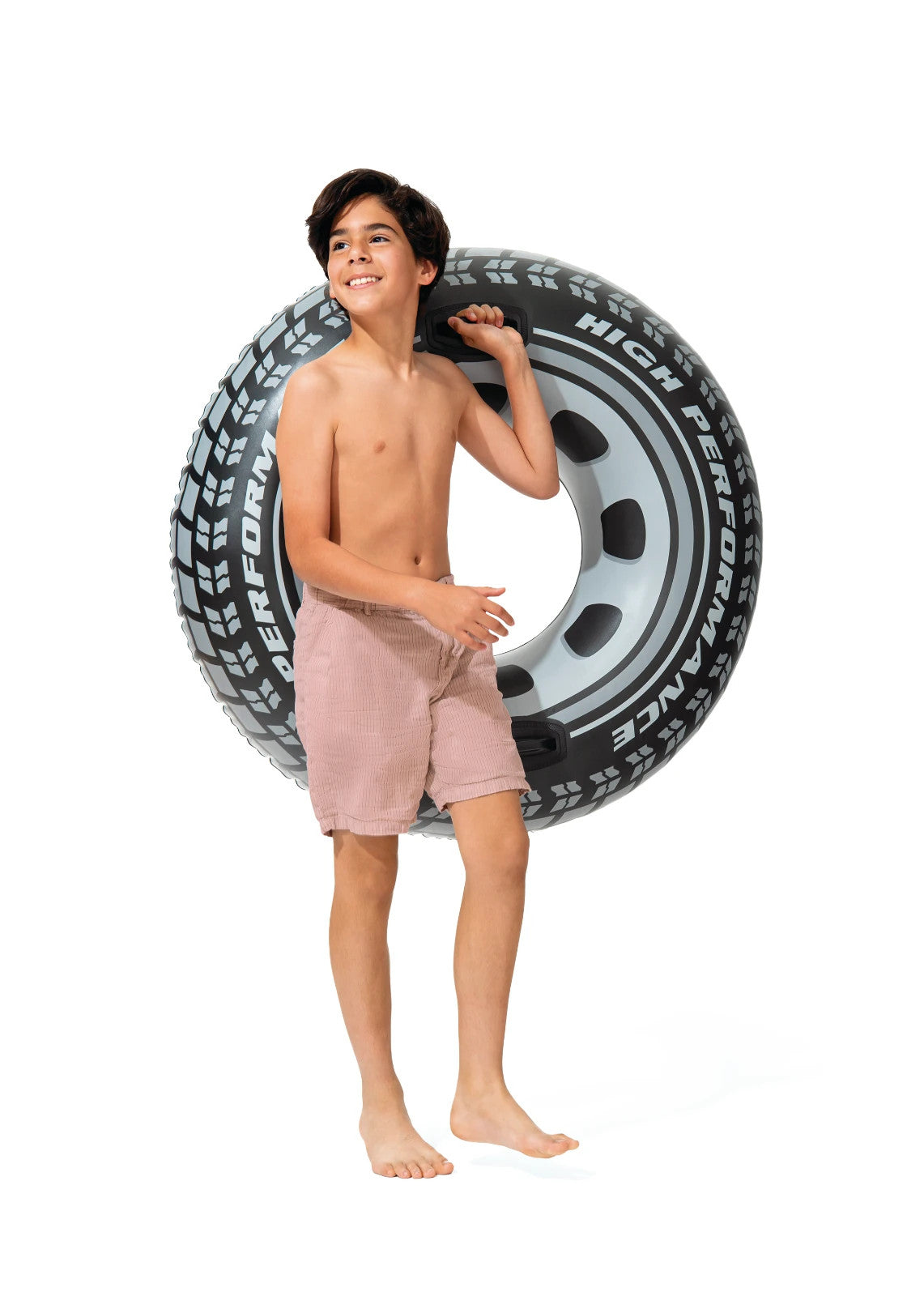 Intex Inflatable Ride-On Float Monster Truck Tyre Tube Pool Floating Kids Toy