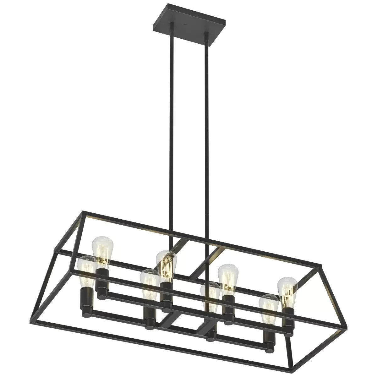 Artika Carter Long 8 Pendant Light Chandelier Dining Kitchen Ceiling Hanging