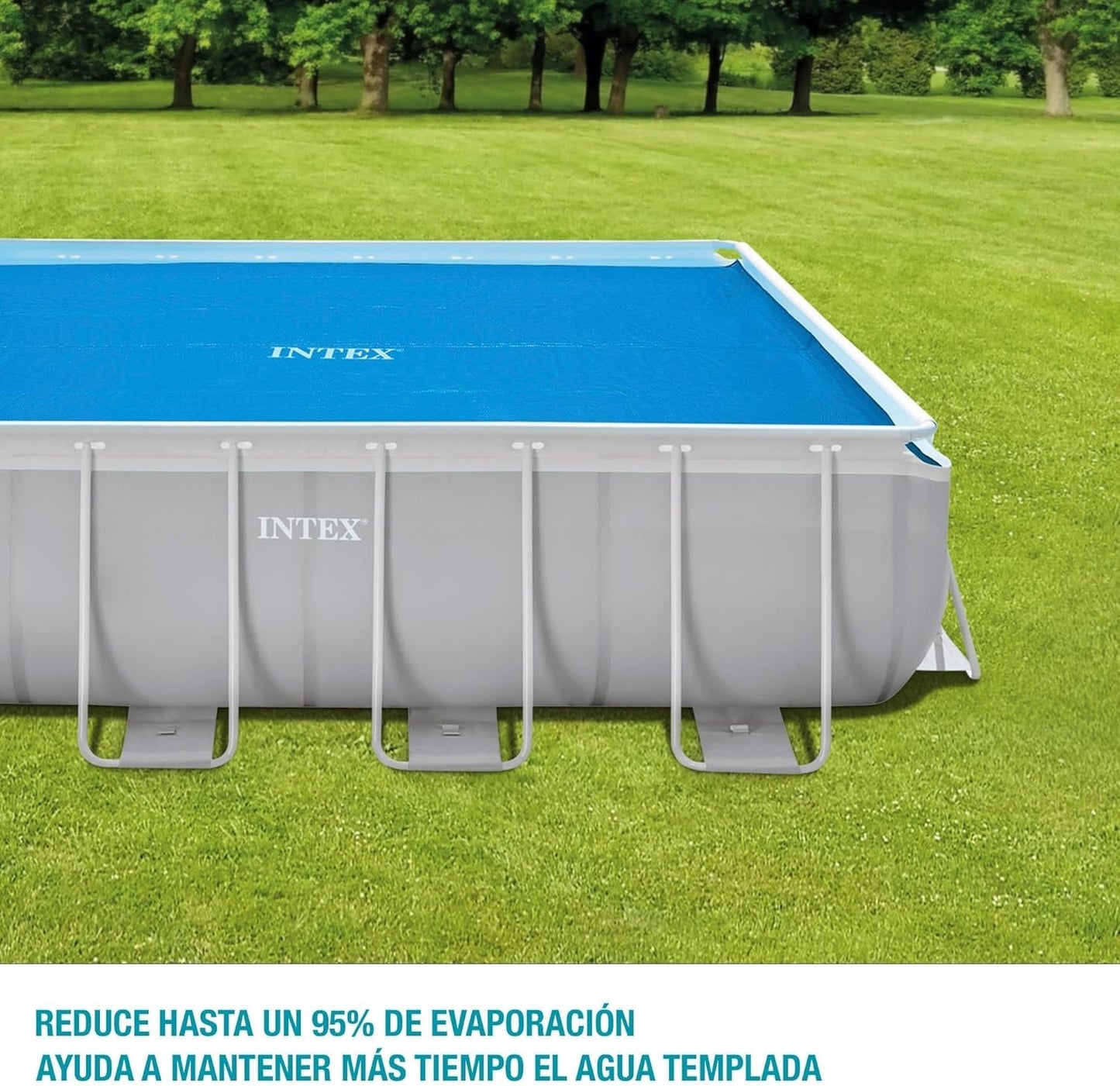 Intex Solar Pool Cover Above Ground Swimming Pool Rectangle Protector 4M X 2M