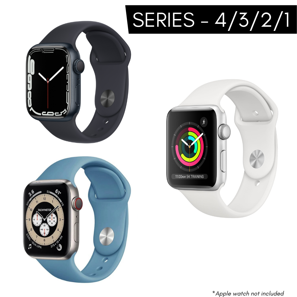 Apple Watch Wrist Band Strap Replacement Soft Silicone Sports Bracelet S4/3/2/1