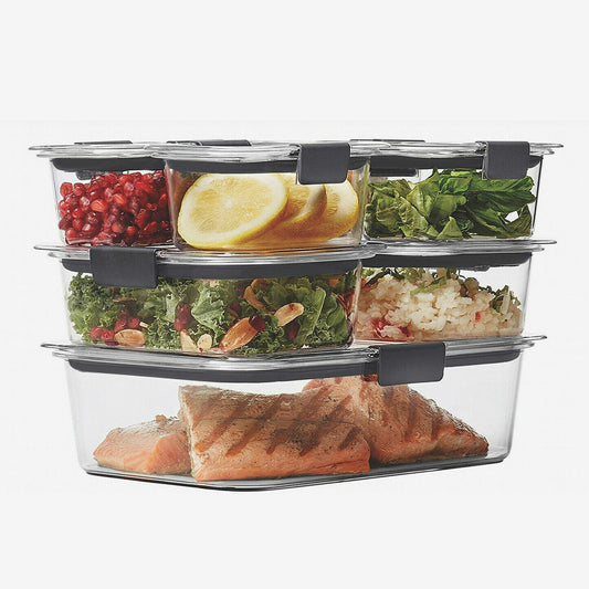 NEW Sistema Brilliance 14 Piece Food Storage Containers & Lids Housewarming Set