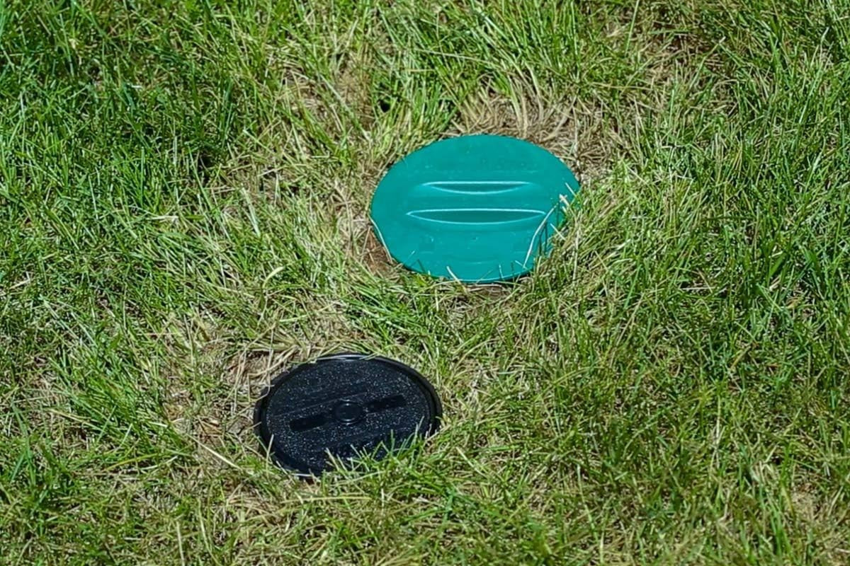 Rainbird In-Ground Impact Sprinkler with Hose Connect Pop Up Garden Irrigation