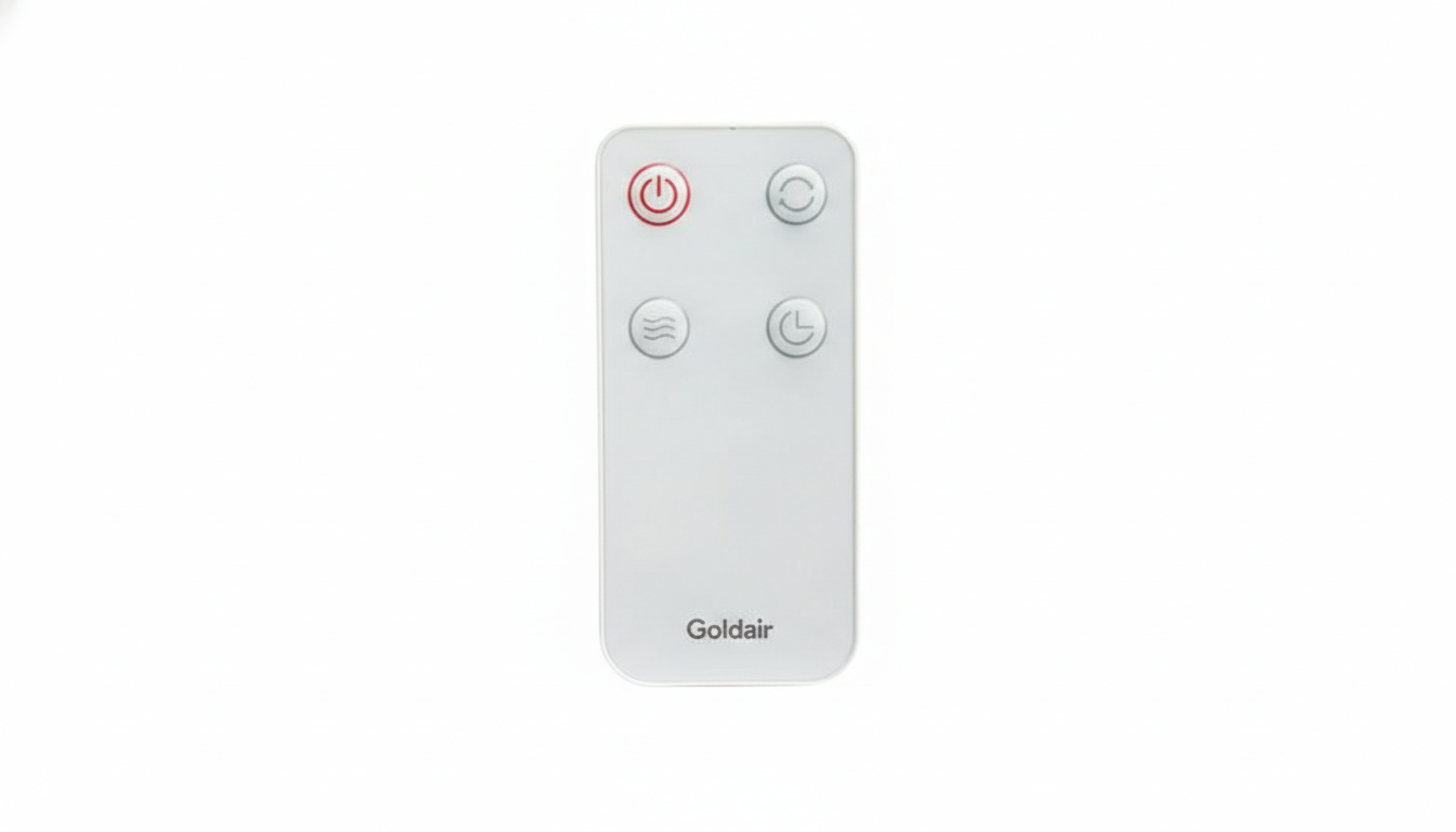 Goldair 40cm Wall Fan with Remote Control WiFi Smart Home Timer 3 Speed White