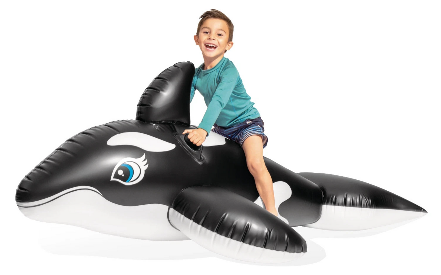 Intex Inflatable Floating Whale Ride On Swimming Pool Giant Toy Kids 3y+