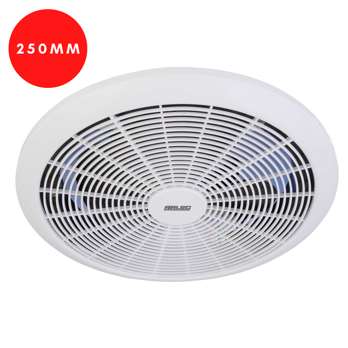 Arlec 250mm Ceiling Exhaust Fan Bathrooms Kitchen Ventilation Powerful Electric