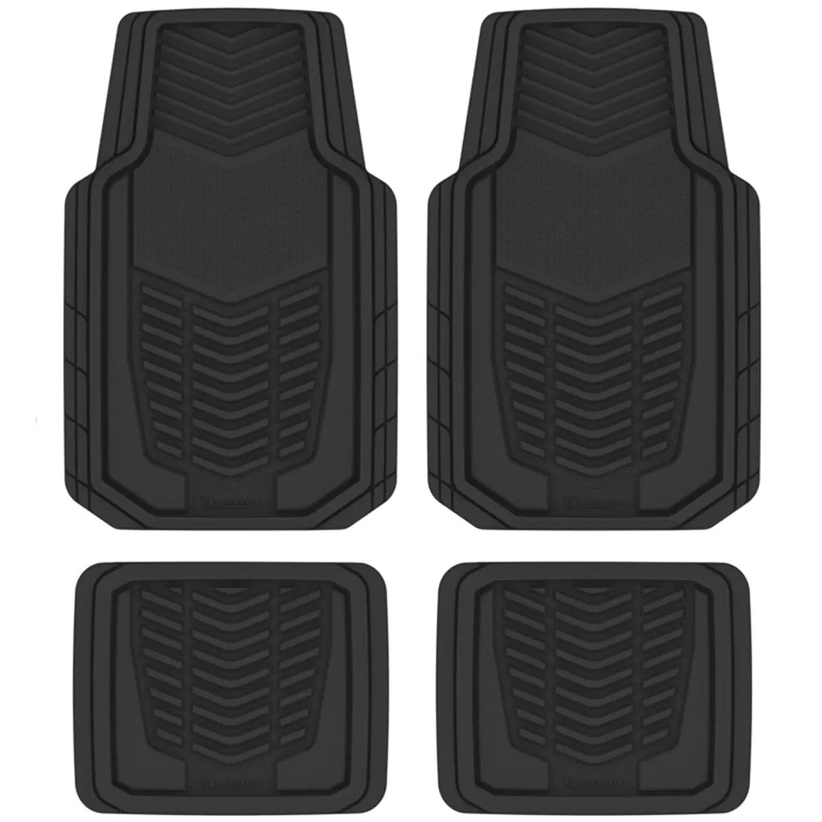 Michelin Universal Car Floor Mat Set Carpet Rubber Smart Trim for Vehicle 4PCS