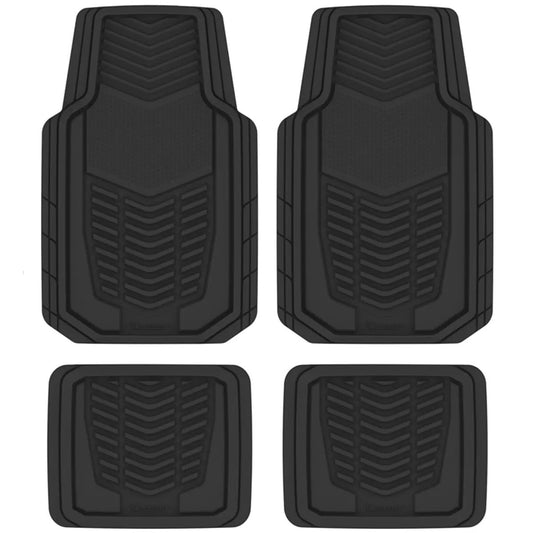 Michelin Universal Car Floor Mat Set Carpet Rubber Smart Trim for Vehicle 4PCS