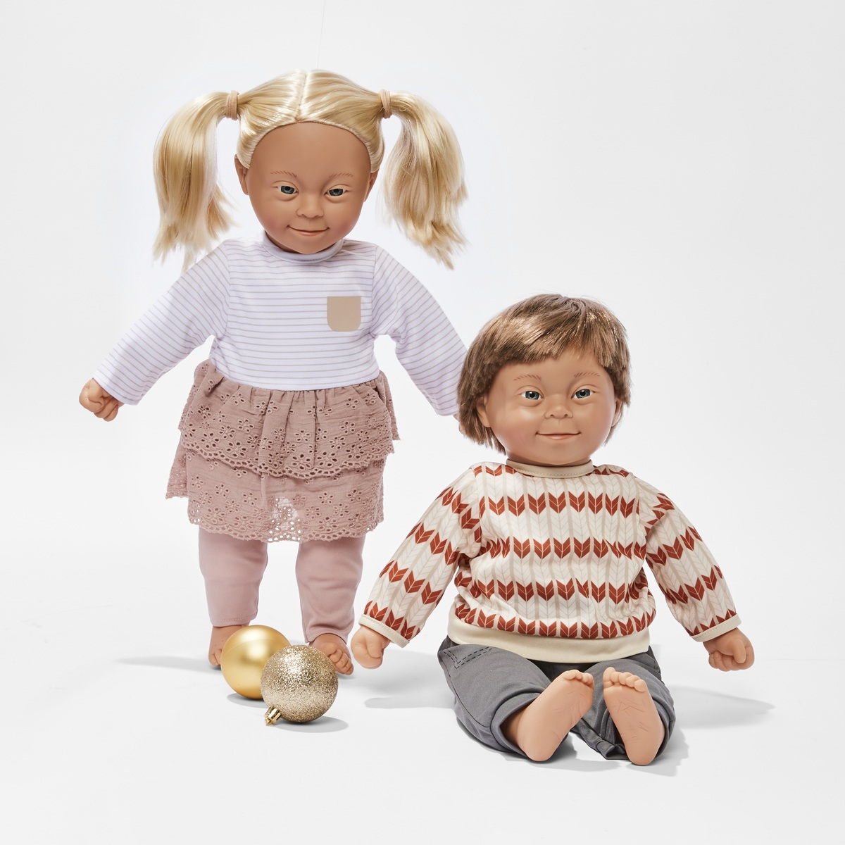 Baby Doll Charlie with Down Syndrome Toddler Kids Dolls Play Fun Toys  2+ Up