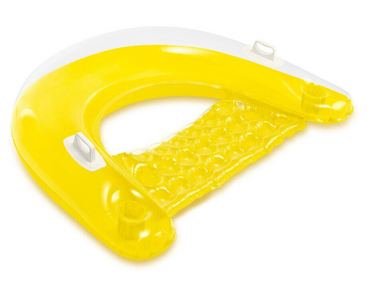 Intex Sit 'N Float Pool Lounge Inflatable Floating Chair Swimming Raft Summer