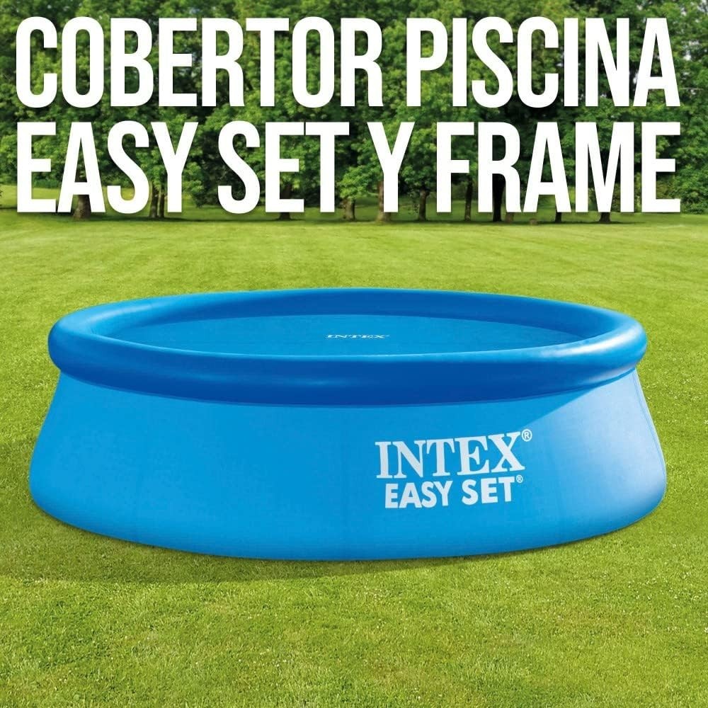 Intex  Above Ground  Pool Solar Round Cover Heating Protective Set for 10' Pools