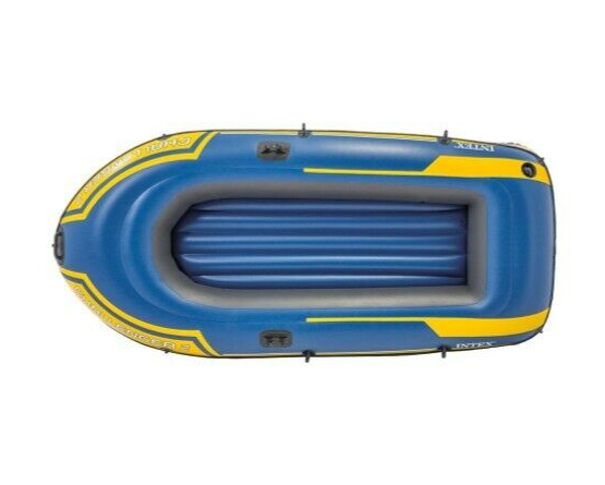 Intex Challenger Inflatable Kayak 2 Person Boat w/ Oars Pump Sports River Lake