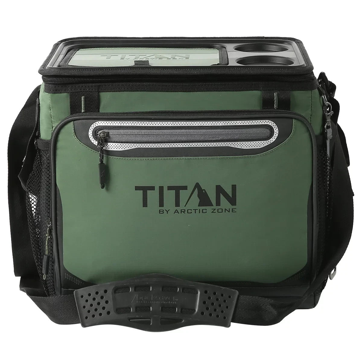 Titan By Arctic Zone 40 Can Cooler Insulated CollapsibleCamping Hiking Bag Green