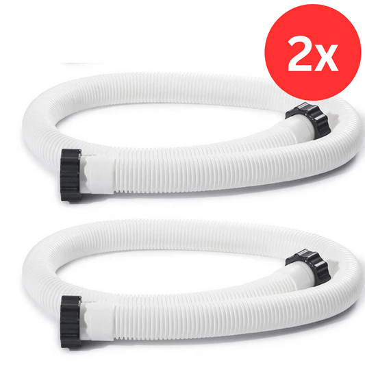 Genuine 2x Intex Hose Accessory 150cm Swimming Pool Filter Pump Saltwater System
