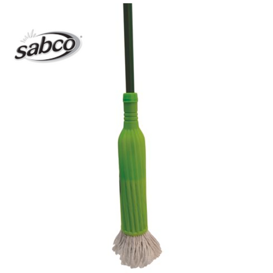 Sabco Cotton Mop Antibacterial Self Wringing Soft Flexible Cleaning Dirt Dust