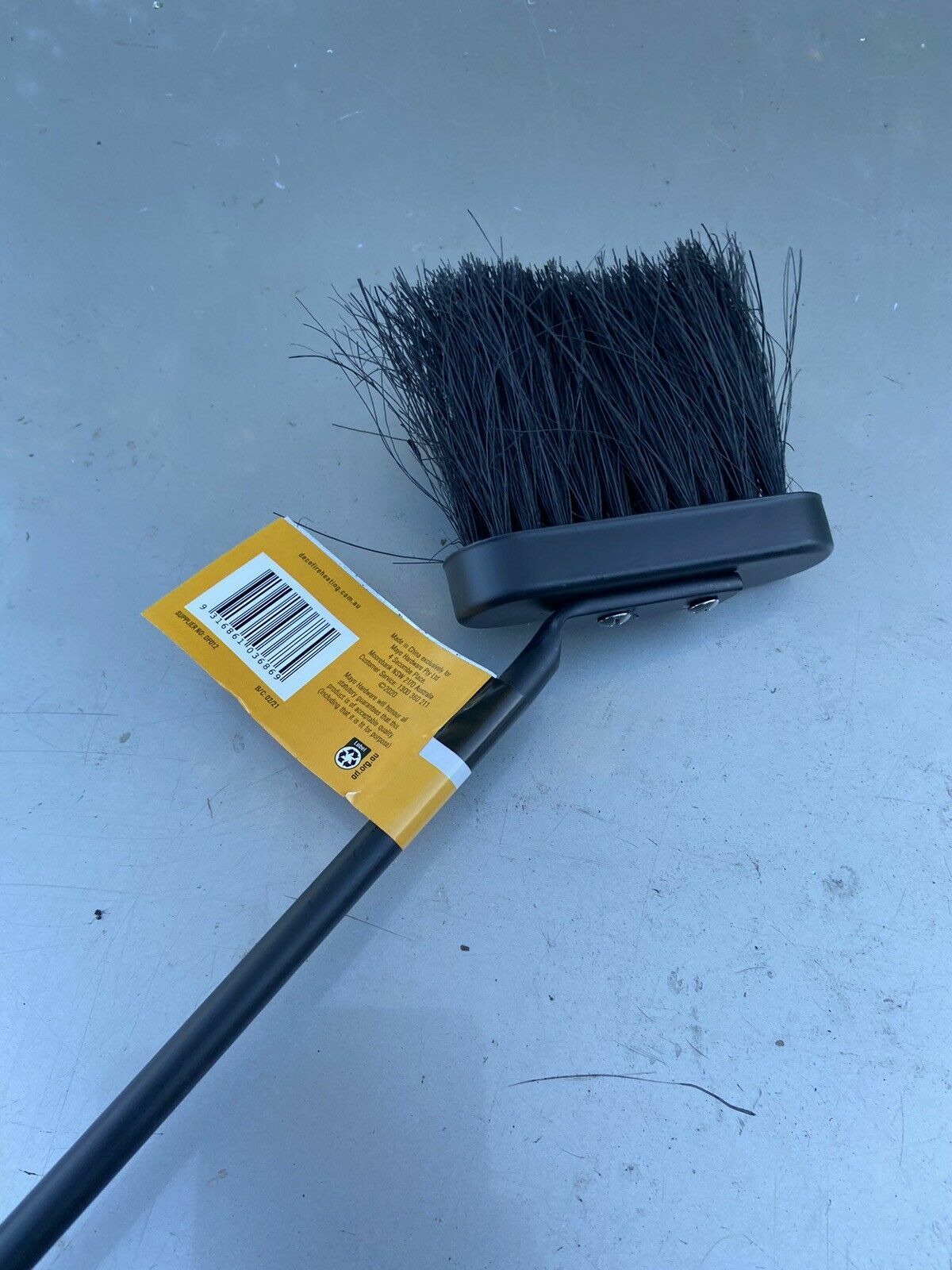 Decofire Fireplace Brush Home Garden Fire Place Safety Tool 68cm Black