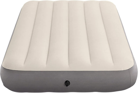 Intex Inflatable Mattress Twin Dura-Beam Single High Airbed Travel Car Camping