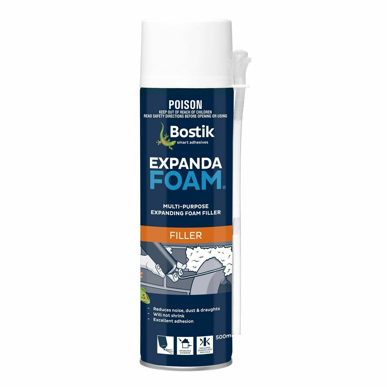 Bostik Expanda Foam 500ml Expanding Foam Multi Purpose Filler Adhesive Seals