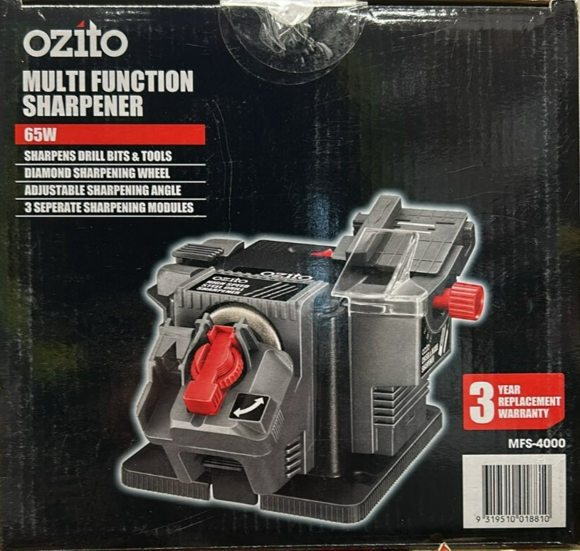 Ozito Drill Bit Sharpener Electric Multi Tool Sharpening Scissors Chisel 65W