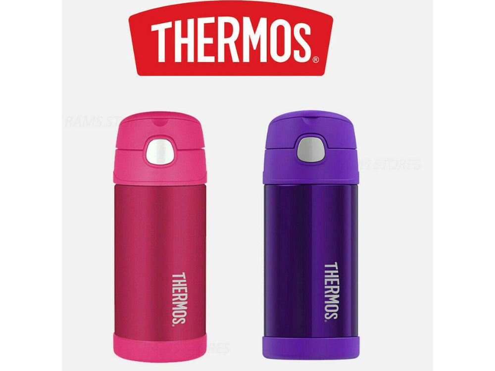 Thermos Kids Insulated Water Bottle with Straw – Vacuum Flask for Toddlers