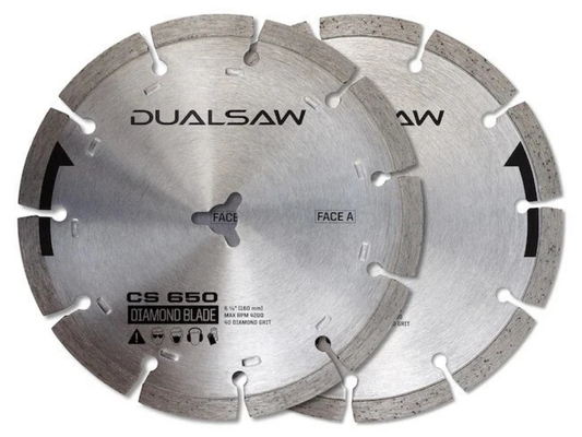 Dualsaw Diamond Stone Cut Blades for CS650 Circular Saw – 2 Pack