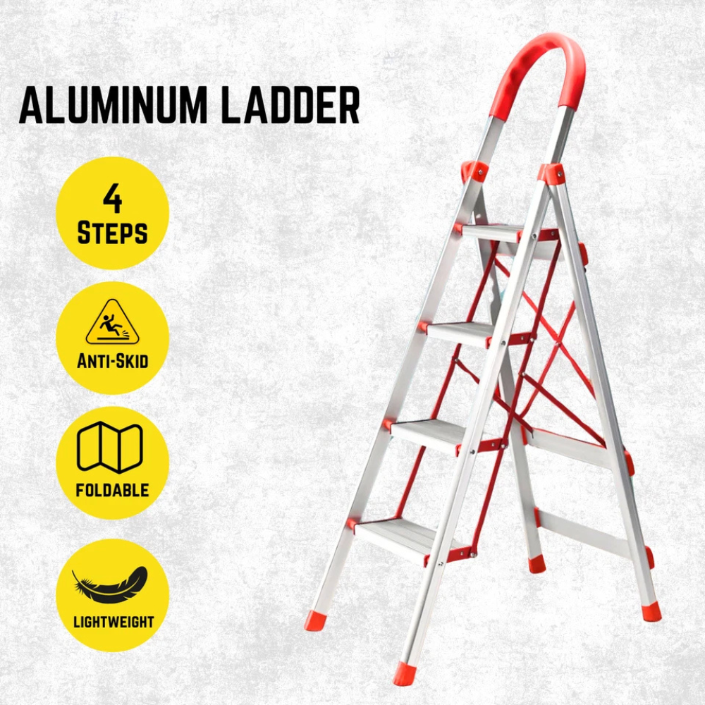 Katashi 3/4/5/6 Step Ladder Aluminium Multi Purpose Folding Light Weight