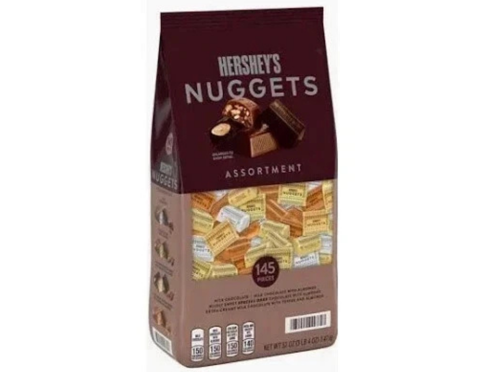 Hershey's Nuggets Assortment Milk Chocolate Creamy Candy Party 1.47kg 145pcs