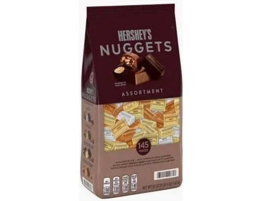 Hershey's Nuggets Assortment Milk Chocolate Creamy Candy Party 1.47kg 145pcs