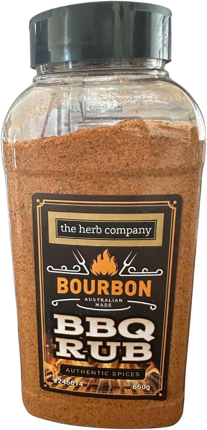 The Herb Company Bourbon BBQ Rub Seasoning 660g