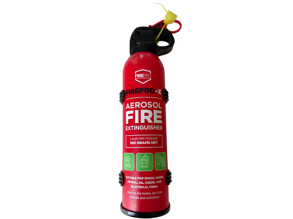 Firepro 550g X Aerosol Extinguisher – Electrical, Car, Boat, RV