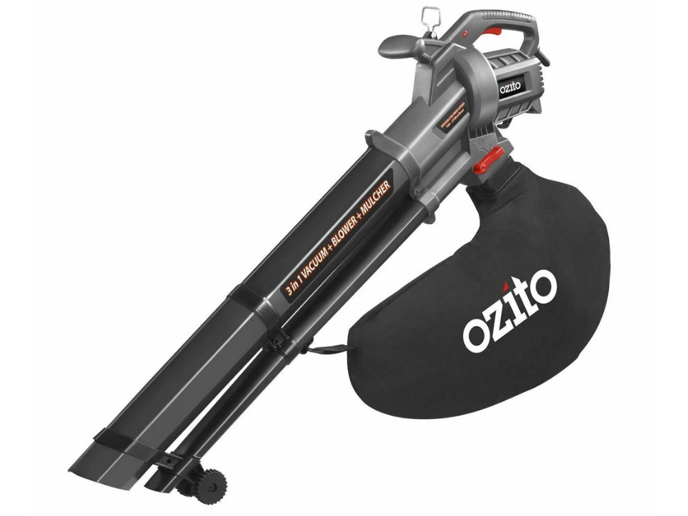 Ozito 3-in-1 Electric Blower Vacuum Mulcher – 40L Capacity