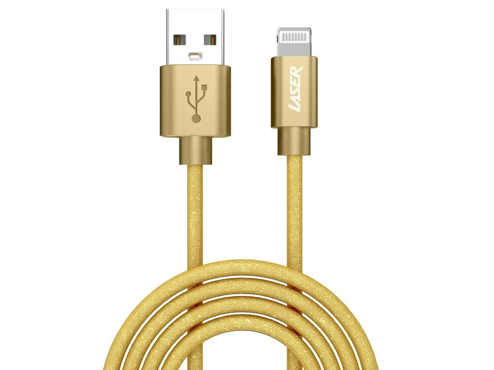 Braided Laser USB-A Charger Cord 2M – iPhone, iPad, AirPods