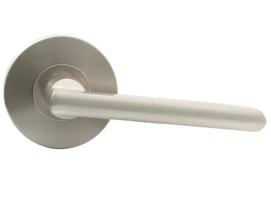 Ikonic Fellino Door Knob & Lever Set – Dummy, Brushed Nickel