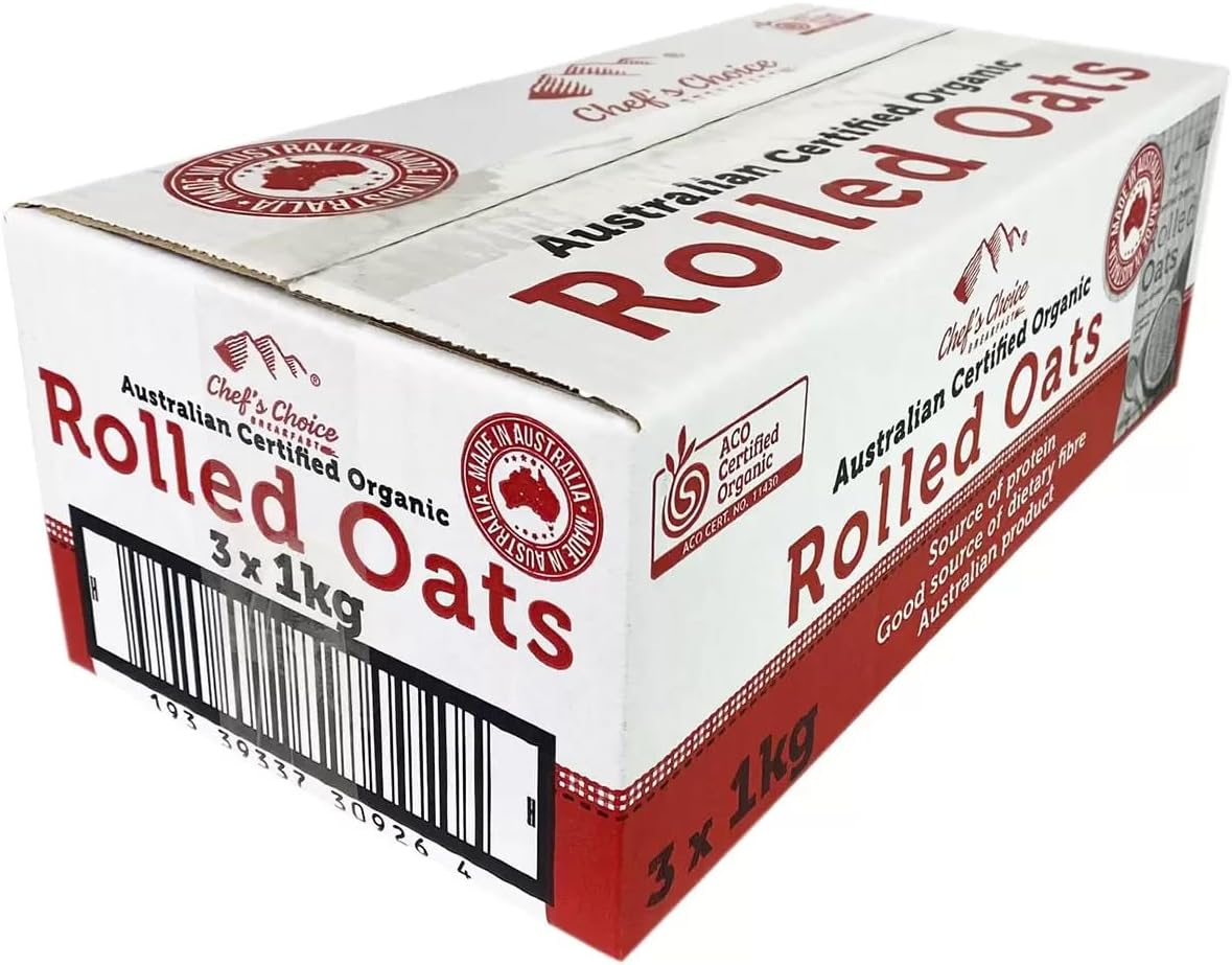 Chef’s Choice Rolled Oats 3 x 1kg