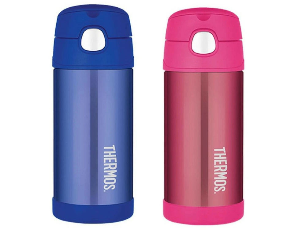 Thermos Kids Insulated Water Bottle with Straw – Vacuum Flask for Toddlers