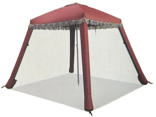 Marquee Folding Gazebo Tent – Portable Outdoor Sun Shade, Egret 32mm
