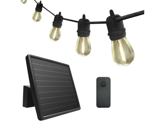 Sunforce 15 LED Outdoor Solar Lights – 10.67m w/ Remote Control