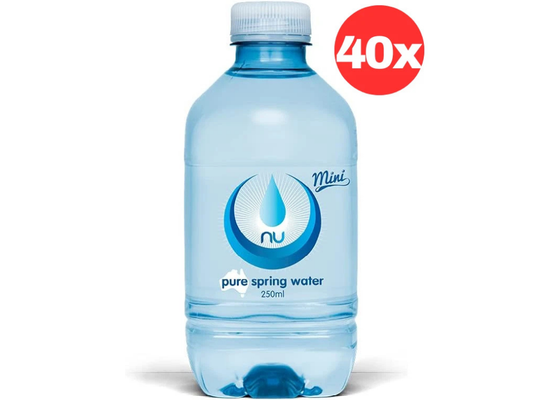 Nu-Pure Australian Spring Water Bulk Pack (40 x 250mL)