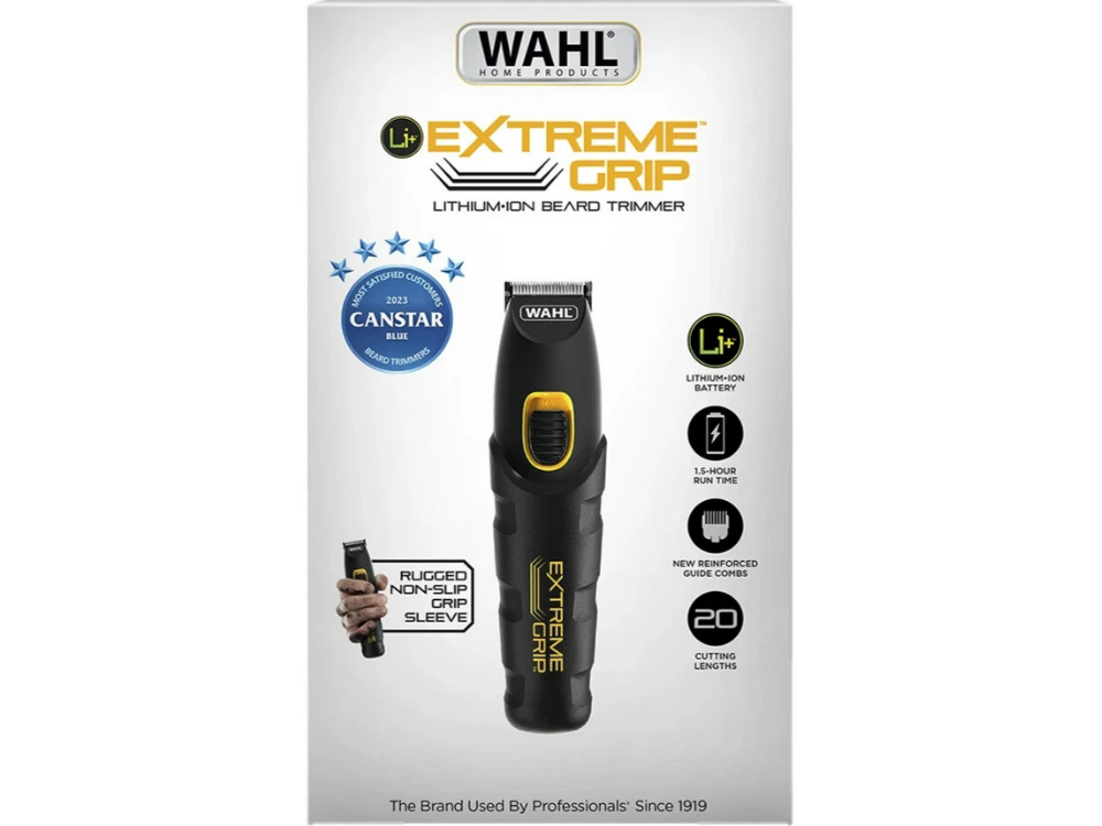 Wahl Grooming Kit – Extreme Grip Lithium Beard Trimmer