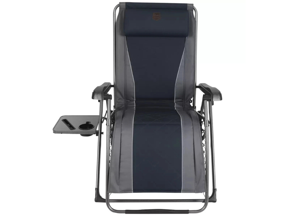 Timber Ridge Lounger Seat – Camping Recliner with Cup Holder