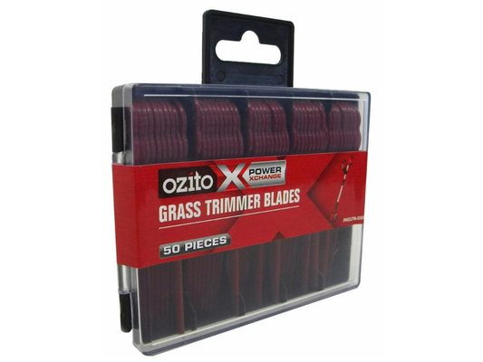 Ozito PXC Replacement Trimmer Blades – 50 Pack